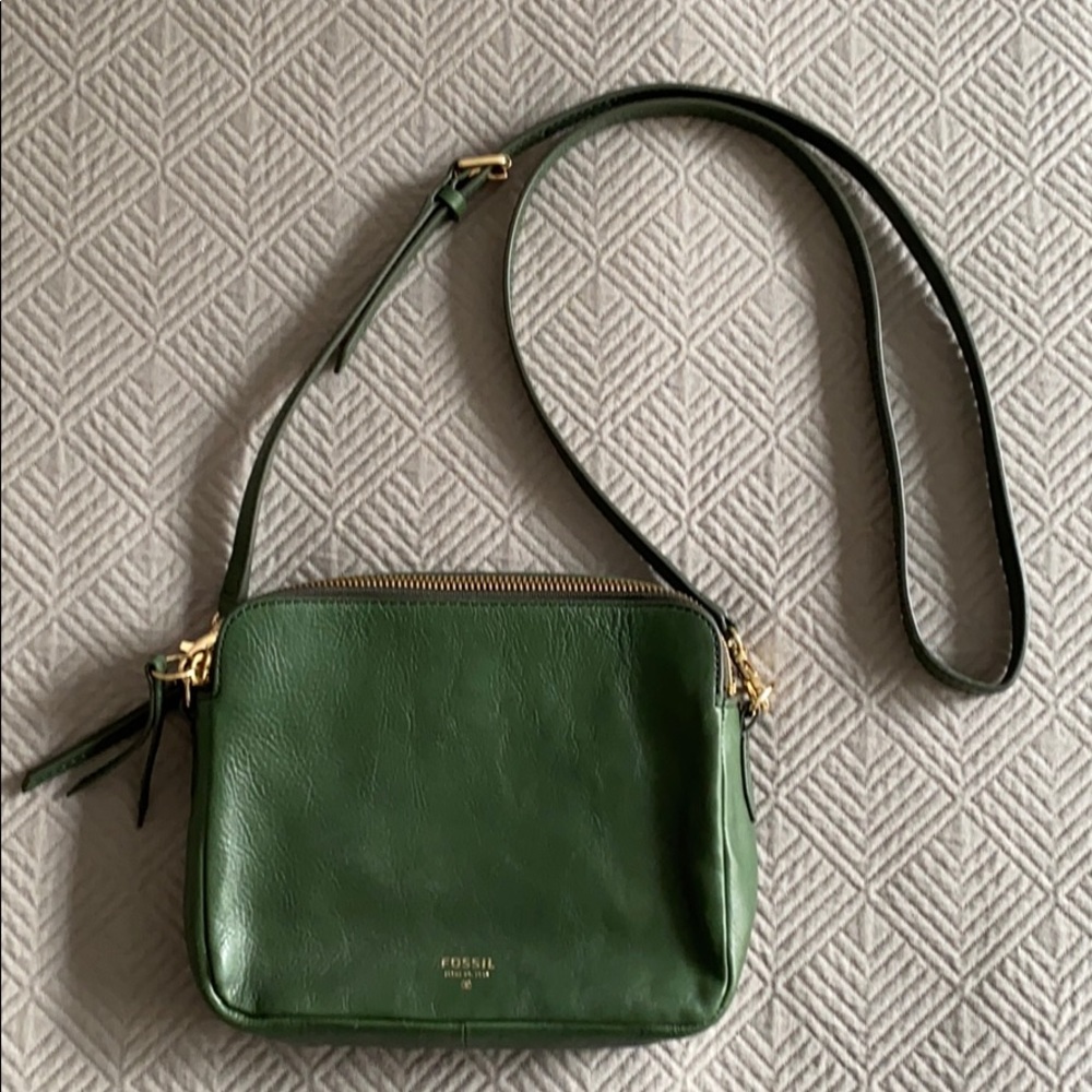 Green fossil bag
